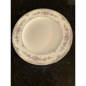 Noritake Shenandoah Salad Plate 8 1/4 in Multicolor Floral Rim Gold Trim 9729